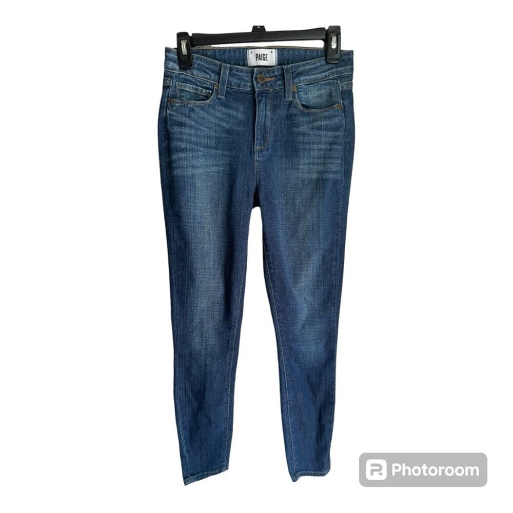 Paige Hoxton Ankle Mid Rise  Skinny Jeans